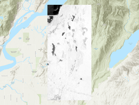 Example output for the 2019 NDVI raster calculation for MKRF 